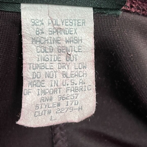 Perseption Concept Women's Body Con Dress Large Purple Maroon Velvet - Picture 9 of 9